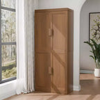 Accent Storage Cabinet with Adjustable Shelves & 2 Doors, Sideboard Buffet, 36"H x 31"W