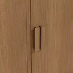 Accent Storage Cabinet with Adjustable Shelves & 2 Doors, Sideboard Buffet, 36"H x 31"W
