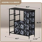 12-Drawer Dresser Chest Organizer with Steel Frame & Wood Top, Large Storage for Bedroom & Nursery