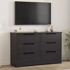 6-Drawer Dresser with Embedded Handles, Compact Storage Cabinet for Bedroom, Living Room & Hallway
