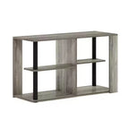 3-Tier Coffee Table with Open Shelves, Compact End Side Table for Living Room & Bedroom