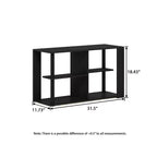 3-Tier Coffee Table with Open Shelves, Compact End Side Table for Living Room & Bedroom