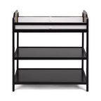 Baby Changing Table with 2 Storage Shelves, Non-Toxic Safe Nursery Furniture, Convertible Design