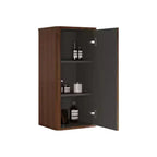 Floating Bathroom Wall Cabinet with Adjustable Shelves & 2 Doors, Wall-Mounted Storage for Small Spaces