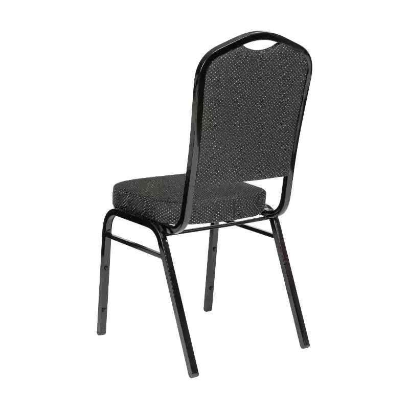 Crown Back Stacking Banquet Chair, 500 LBS Capacity, Upholstered, Commercial Grade