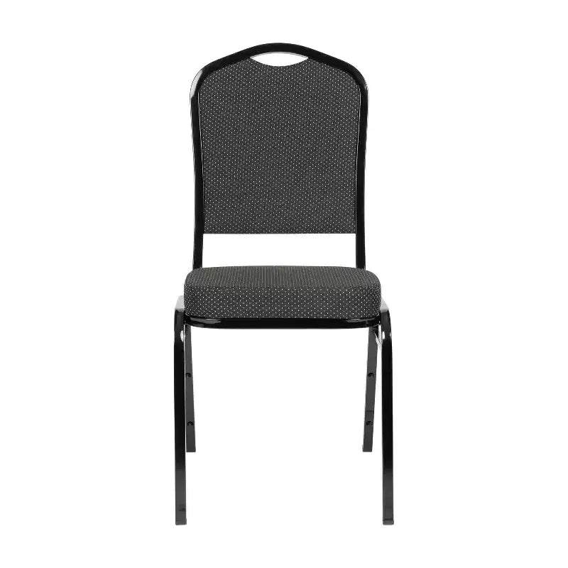 Crown Back Stacking Banquet Chair, 500 LBS Capacity, Upholstered, Commercial Grade