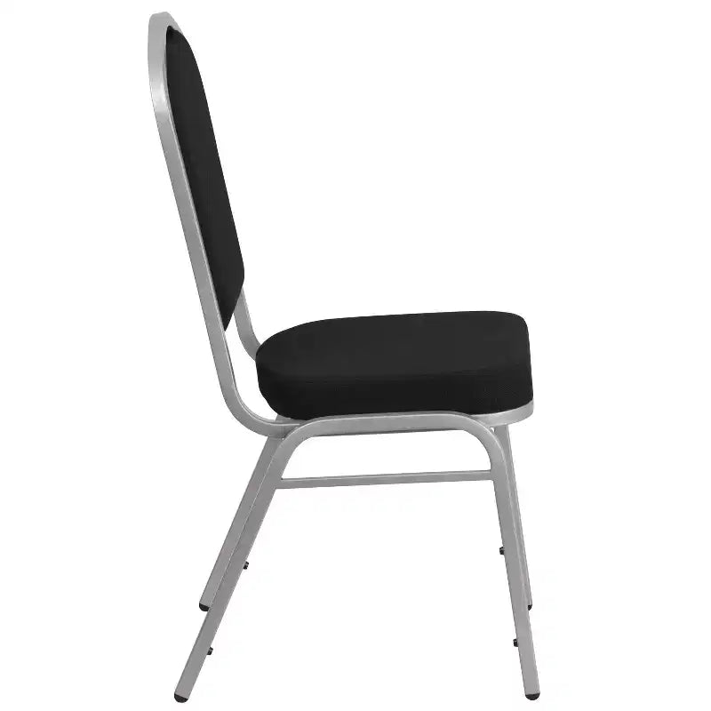 Crown Back Stacking Banquet Chair, 500 LBS Capacity, Upholstered, Commercial Grade