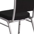 Crown Back Stacking Banquet Chair, 500 LBS Capacity, Upholstered, Commercial Grade