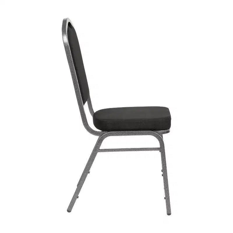 Crown Back Stacking Banquet Chair, 500 LBS Capacity, Upholstered, Commercial Grade
