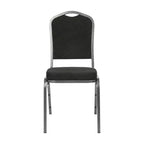 Crown Back Stacking Banquet Chair, 500 LBS Capacity, Upholstered, Commercial Grade
