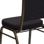 Crown Back Stacking Banquet Chair, 500 LBS Capacity, Upholstered, Commercial Grade