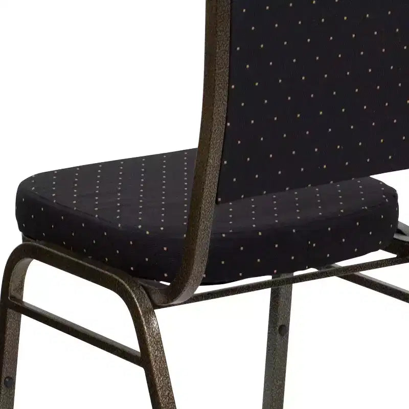 Crown Back Stacking Banquet Chair, 500 LBS Capacity, Upholstered, Commercial Grade
