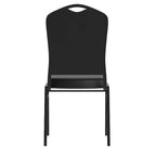 Crown Back Stacking Banquet Chair, 500 LBS Capacity, Upholstered, Commercial Grade