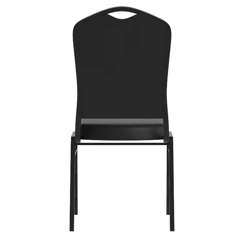 Crown Back Stacking Banquet Chair, 500 LBS Capacity, Upholstered, Commercial Grade