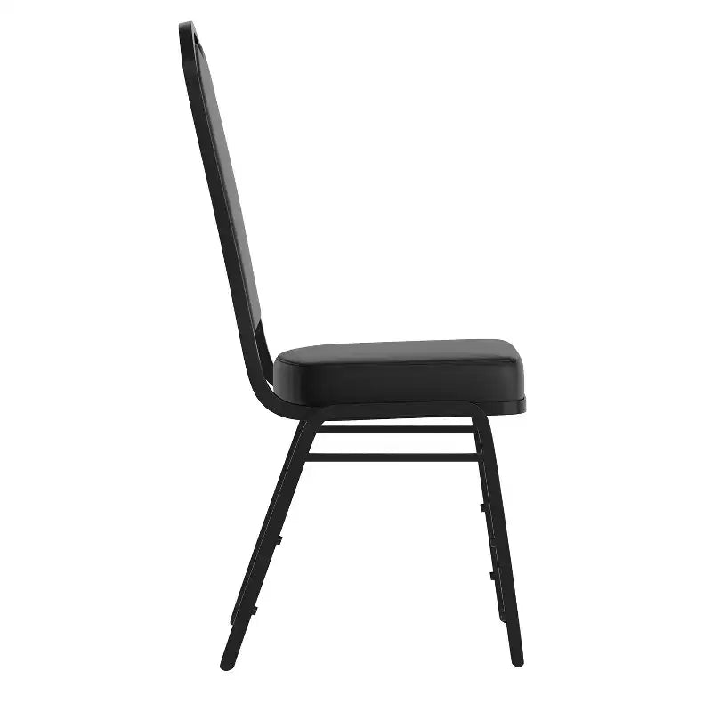 Crown Back Stacking Banquet Chair, 500 LBS Capacity, Upholstered, Commercial Grade