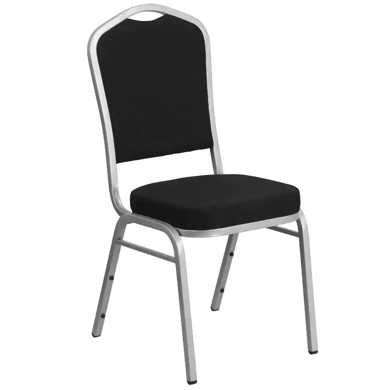 Crown Back Stacking Banquet Chair, 500 LBS Capacity, Upholstered, Commercial Grade