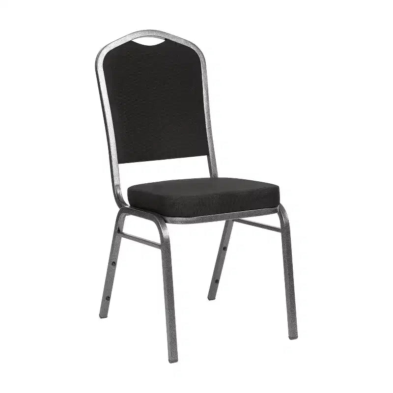 Crown Back Stacking Banquet Chair, 500 LBS Capacity, Upholstered, Commercial Grade