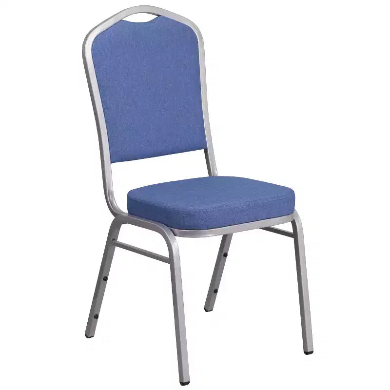 Crown Back Stacking Banquet Chair, 500 LBS Capacity, Upholstered, Commercial Grade