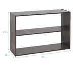 2-Shelf Double-Sided Storage Cabinet, 24", Birch Plywood, Classroom & Playroom Organizer