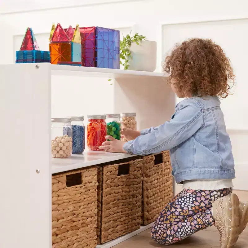 2-Shelf Double-Sided Storage Cabinet, 24", Birch Plywood, Classroom & Playroom Organizer