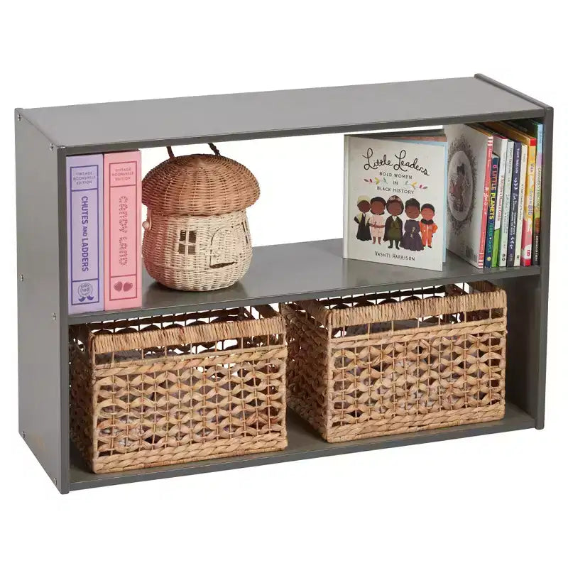 2-Shelf Double-Sided Storage Cabinet, 24", Birch Plywood, Classroom & Playroom Organizer