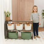 2-Shelf Double-Sided Storage Cabinet, 24", Birch Plywood, Classroom & Playroom Organizer