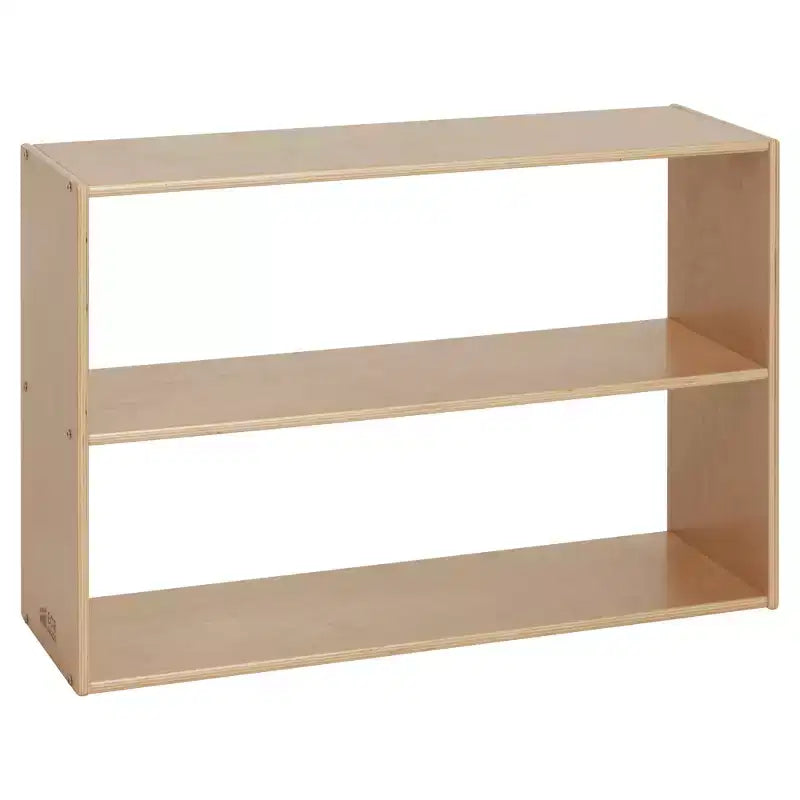 2-Shelf Double-Sided Storage Cabinet, 24", Birch Plywood, Classroom & Playroom Organizer