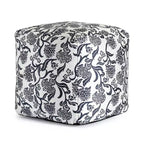 Indoor/Outdoor Square Pouf, Handmade, Fair Trade Certified, 19" Polypropylene Fill
